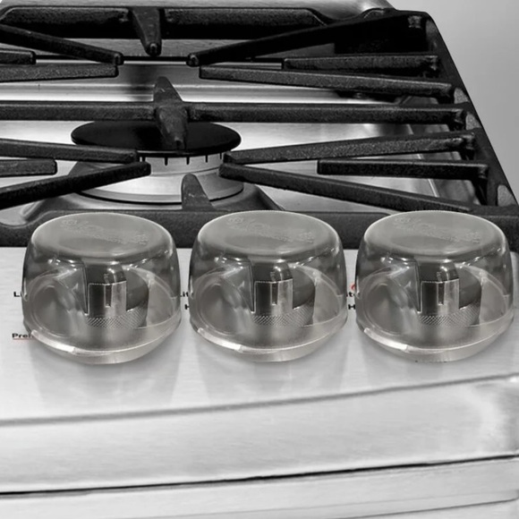 🍁 Clear Hook Stove Knob Covers (5 Pack) - Picture 4 of 6